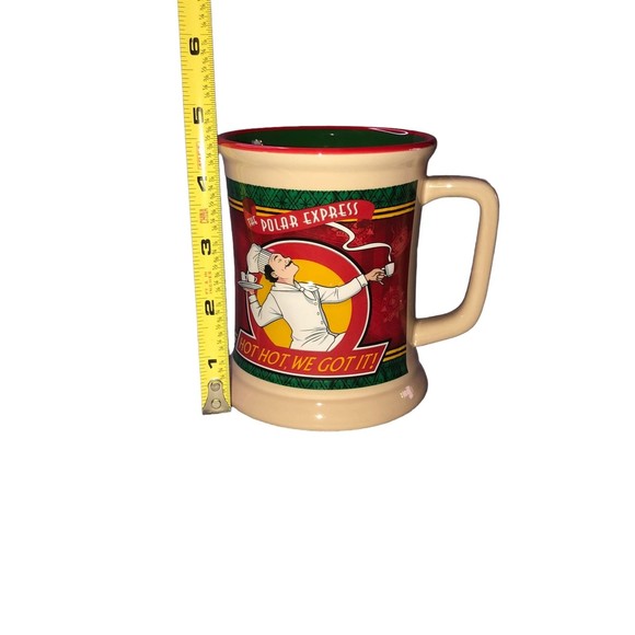 Polar Express 10th Anniversary Mug: Hot! Hot! We Got It! 4 3/4” Cocoa Mug Cup - Picture 6 of 7